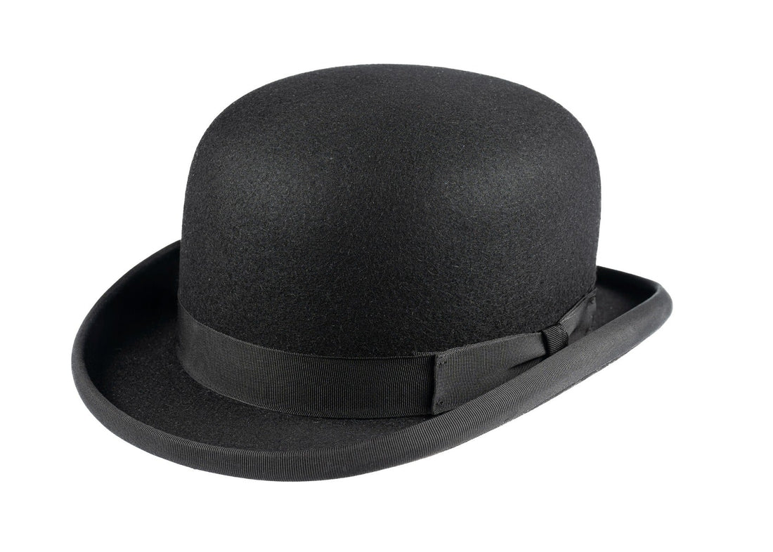 Christys' London Devon Fur Felt Bowler Hat — Adjustable Hunting Pad ...
